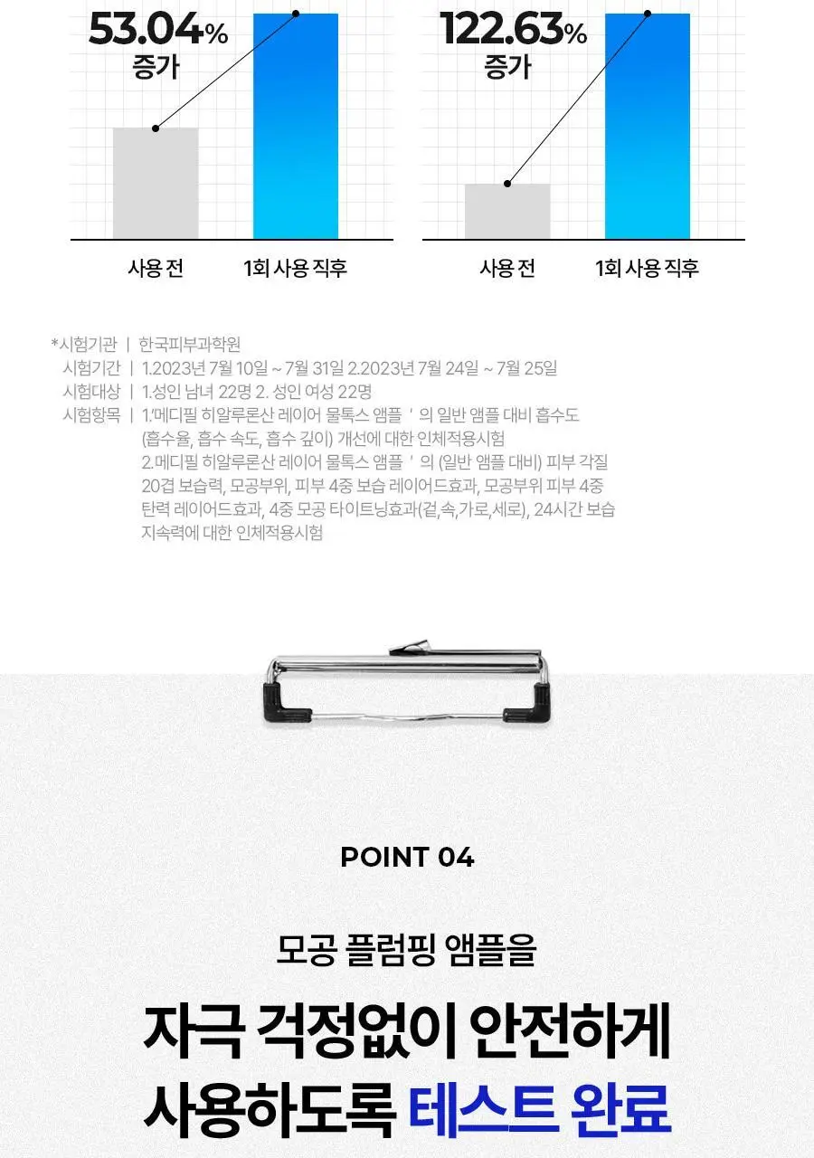 [모공플럼핑 수분앰플] 메디필 히알루론산 레이어 물톡스 앰플 30ml 상세페이지 27